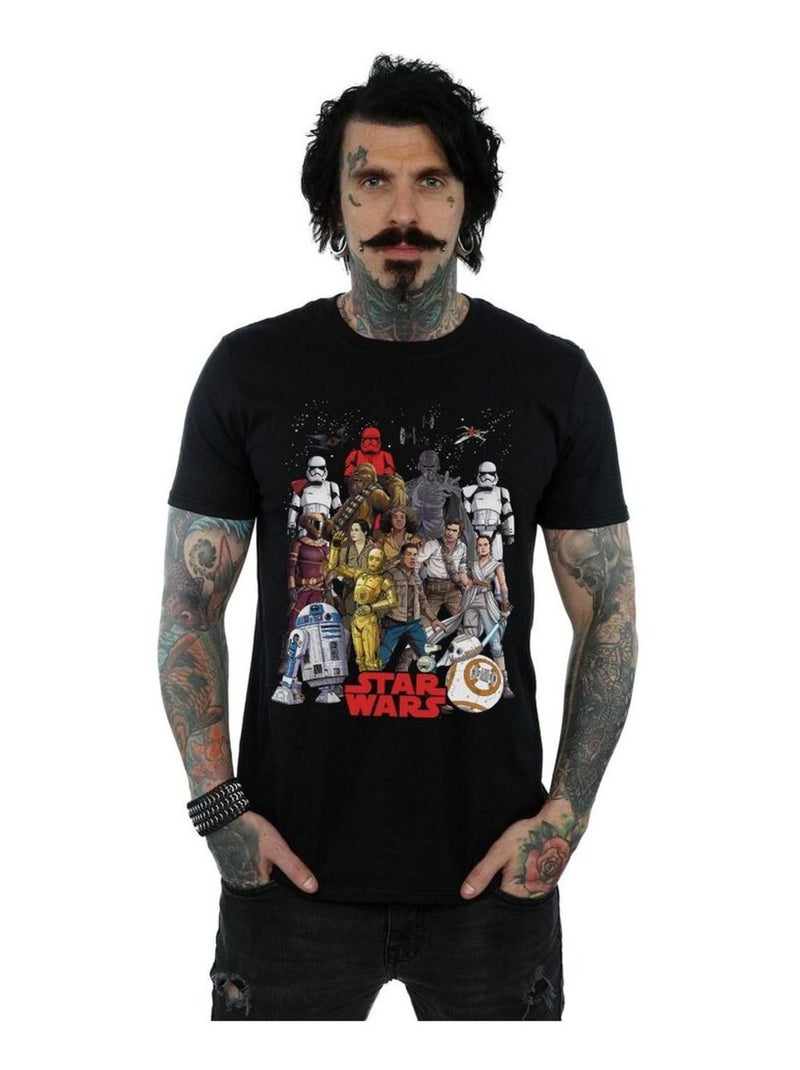 Star Wars - T-shirt THE RISE OF SKYWALKER Noir - Kiabi