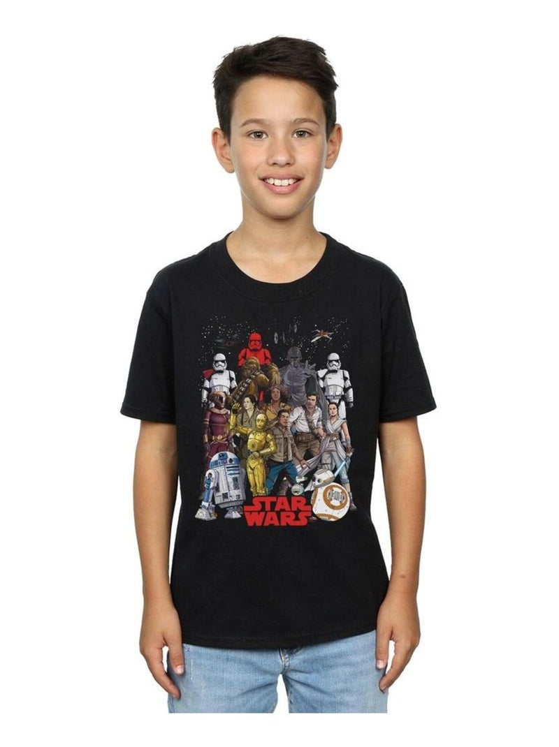 Star Wars - T-shirt THE RISE OF SKYWALKER Noir - Kiabi