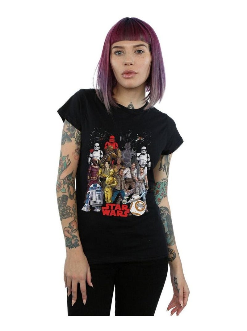 Star Wars - T-shirt THE RISE OF SKYWALKER Noir - Kiabi