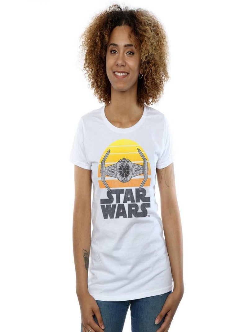 Star Wars - T-shirt TIE FIGHTER Blanc - Kiabi