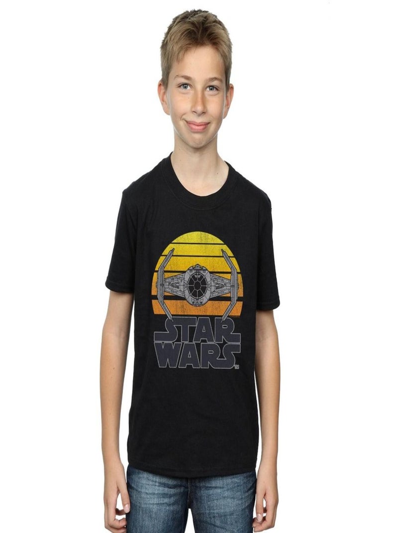 Star Wars - T-shirt TIE FIGHTER Noir - Kiabi
