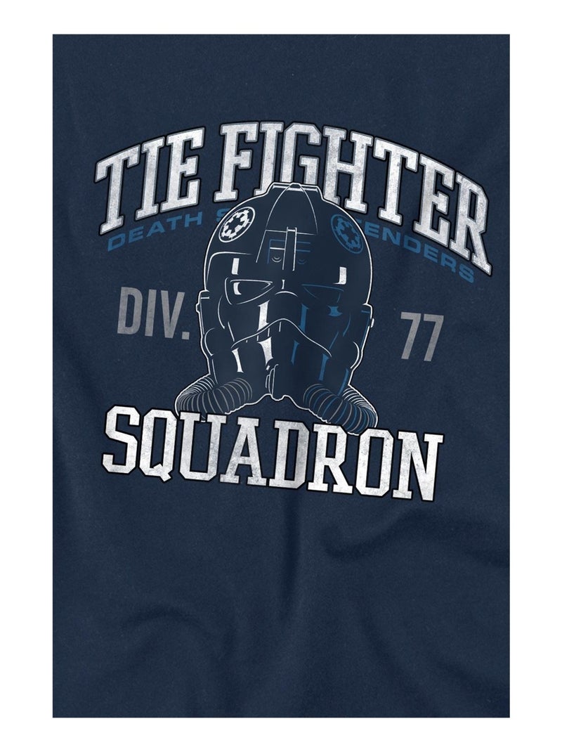 Star Wars - T-shirt TIE FIGHTER SQUADRON Bleu marine - Kiabi