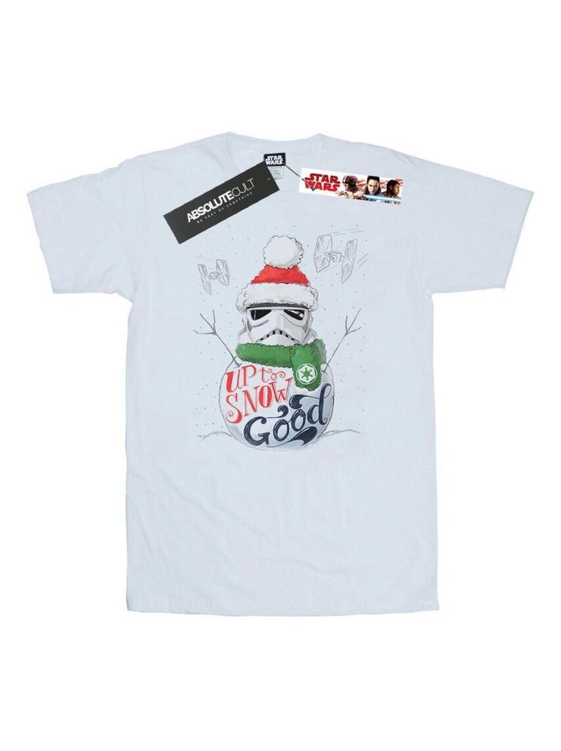 Star Wars - T-shirt UP TO SNOW GOOD Blanc - Kiabi