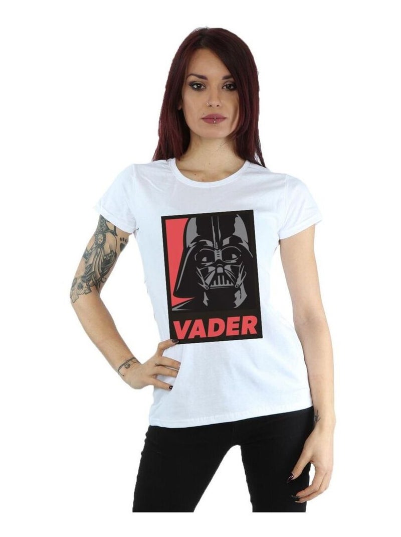 Star Wars - T-shirt VADER Blanc - Kiabi