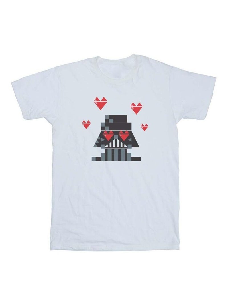Star Wars - T-shirt VALENTINES IN LOVE Blanc - Kiabi