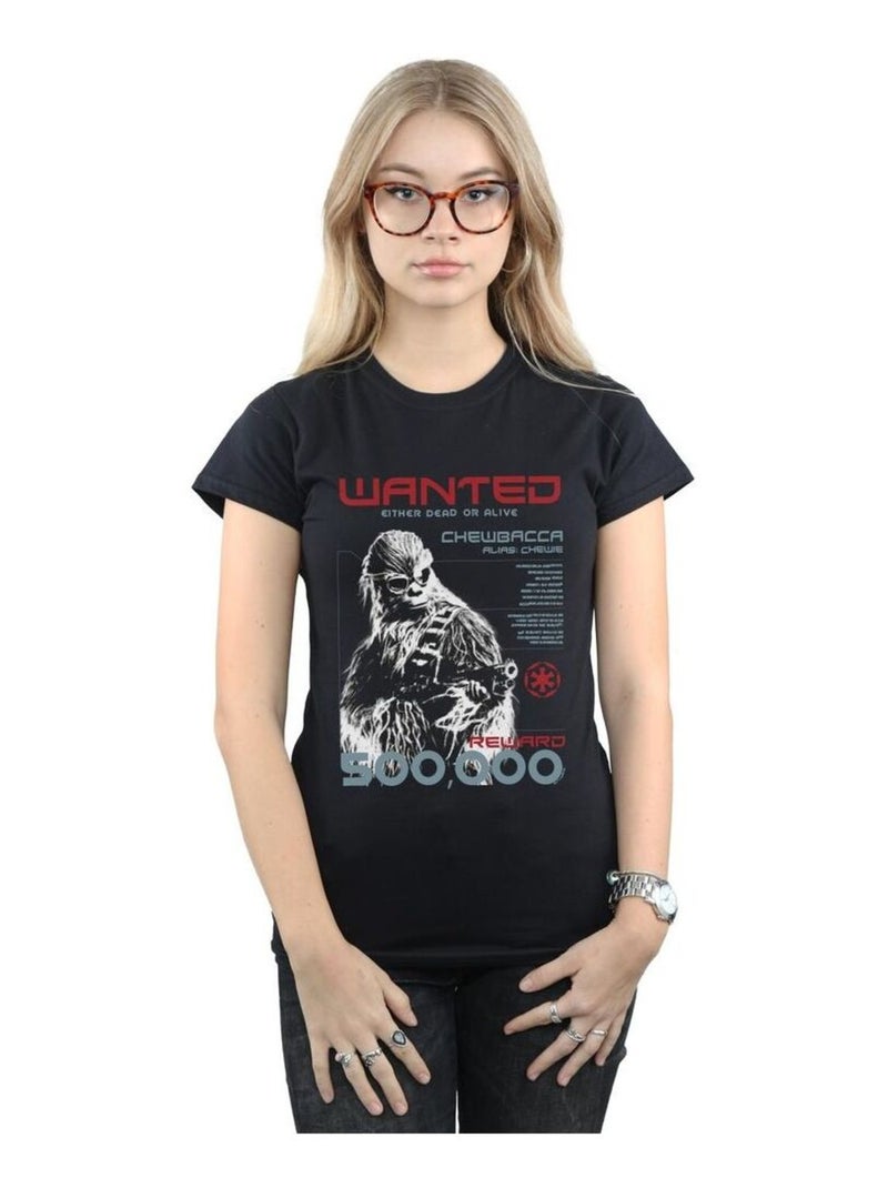 Star Wars - T-shirt WANTED Noir - Kiabi