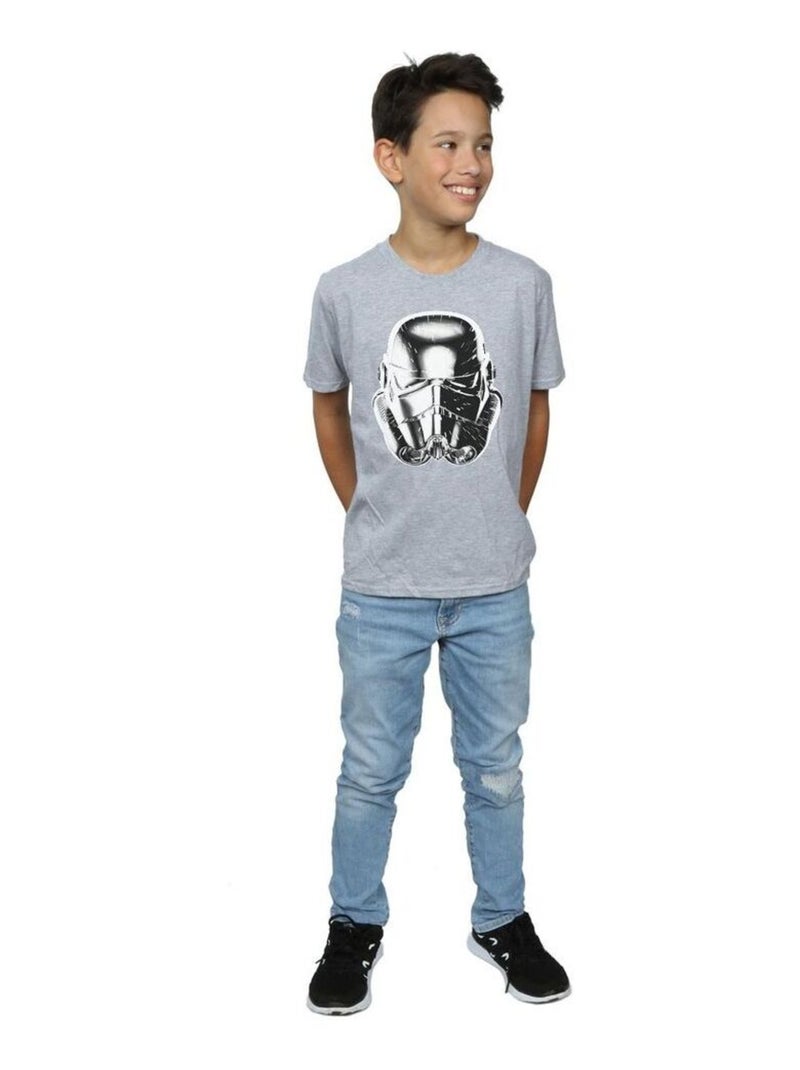 Star Wars - T-shirt WARP SPEED Gris chiné - Kiabi