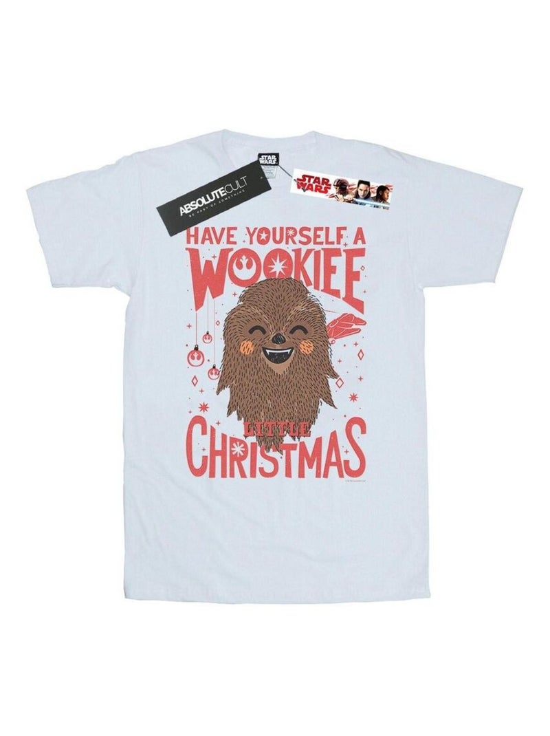 Star Wars - T-shirt WOOKIEE LITTLE Blanc - Kiabi