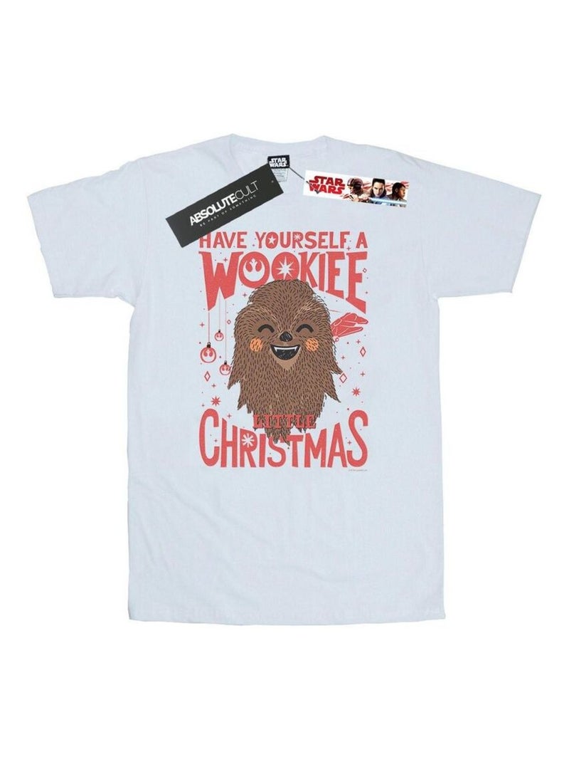 Star Wars - T-shirt WOOKIEE LITTLE Blanc - Kiabi