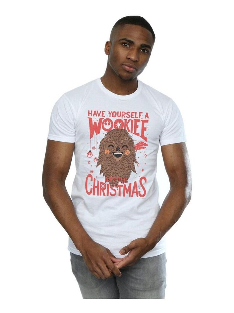 Star Wars - T-shirt WOOKIEE LITTLE Blanc - Kiabi