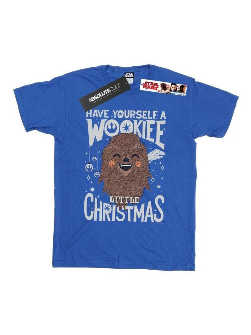 Star Wars - T-shirt WOOKIEE LITTLE Bleu roi - Kiabi