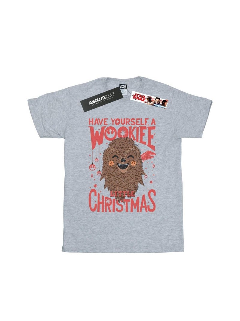 Star Wars - T-shirt WOOKIEE LITTLE Gris chiné - Kiabi