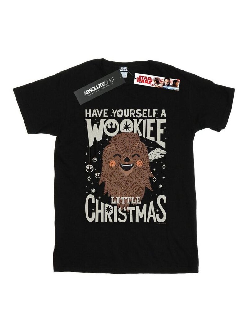 Star Wars - T-shirt WOOKIEE LITTLE Noir - Kiabi