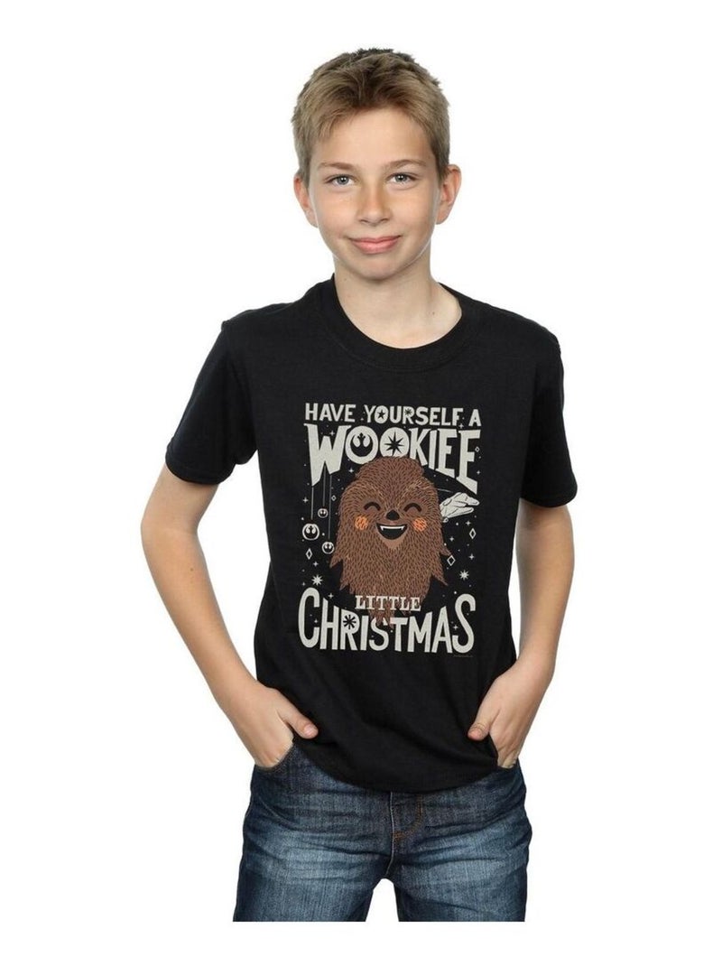 Star Wars - T-shirt WOOKIEE LITTLE Noir - Kiabi