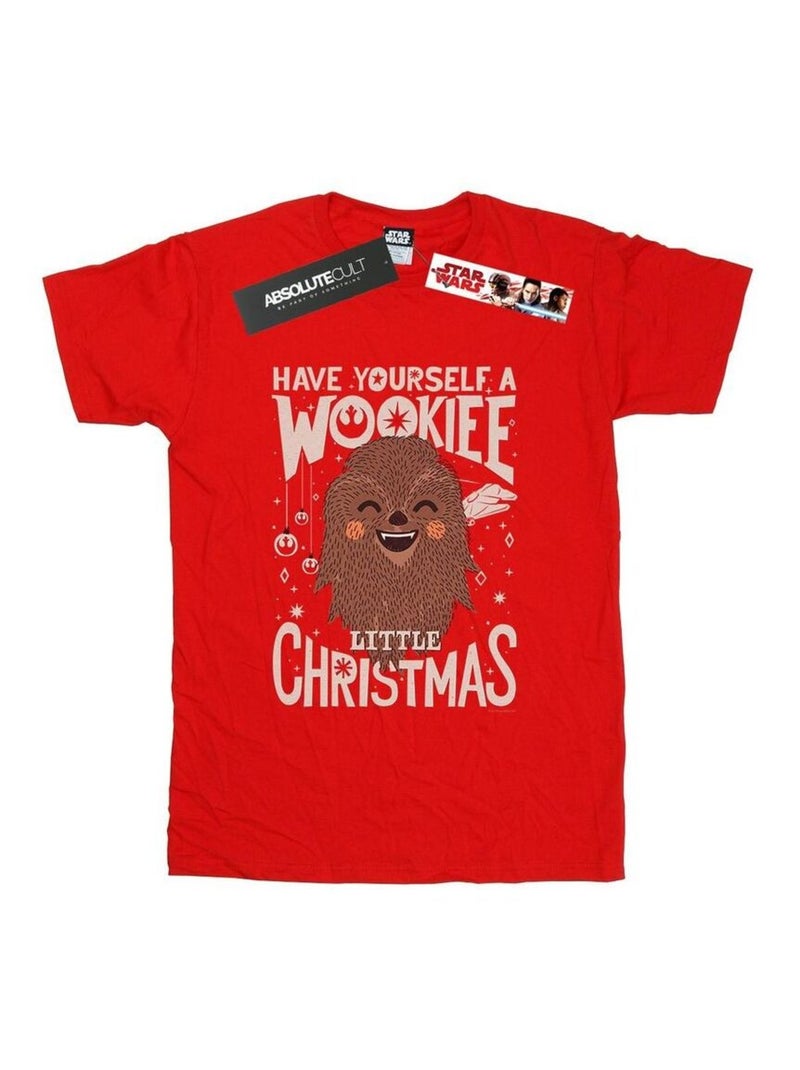 Star Wars - T-shirt WOOKIEE LITTLE Rouge - Kiabi
