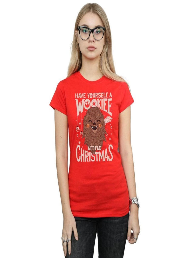 Star Wars - T-shirt WOOKIEE LITTLE Rouge - Kiabi