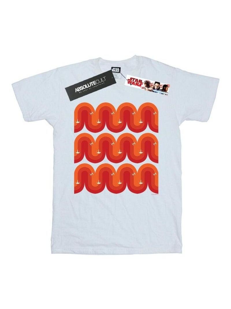 Star Wars - T-shirt X-WING AND TIE FIGHTER Blanc - Kiabi