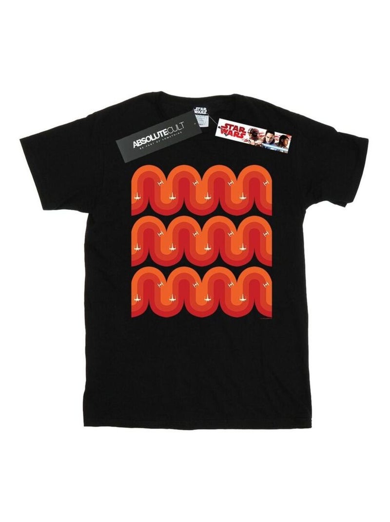 Star Wars - T-shirt X-WING AND TIE FIGHTER Noir - Kiabi
