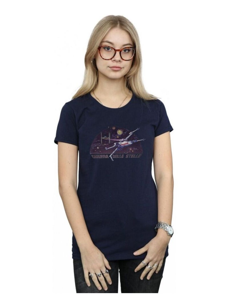 Star Wars - T-shirt X-WING Bleu marine - Kiabi