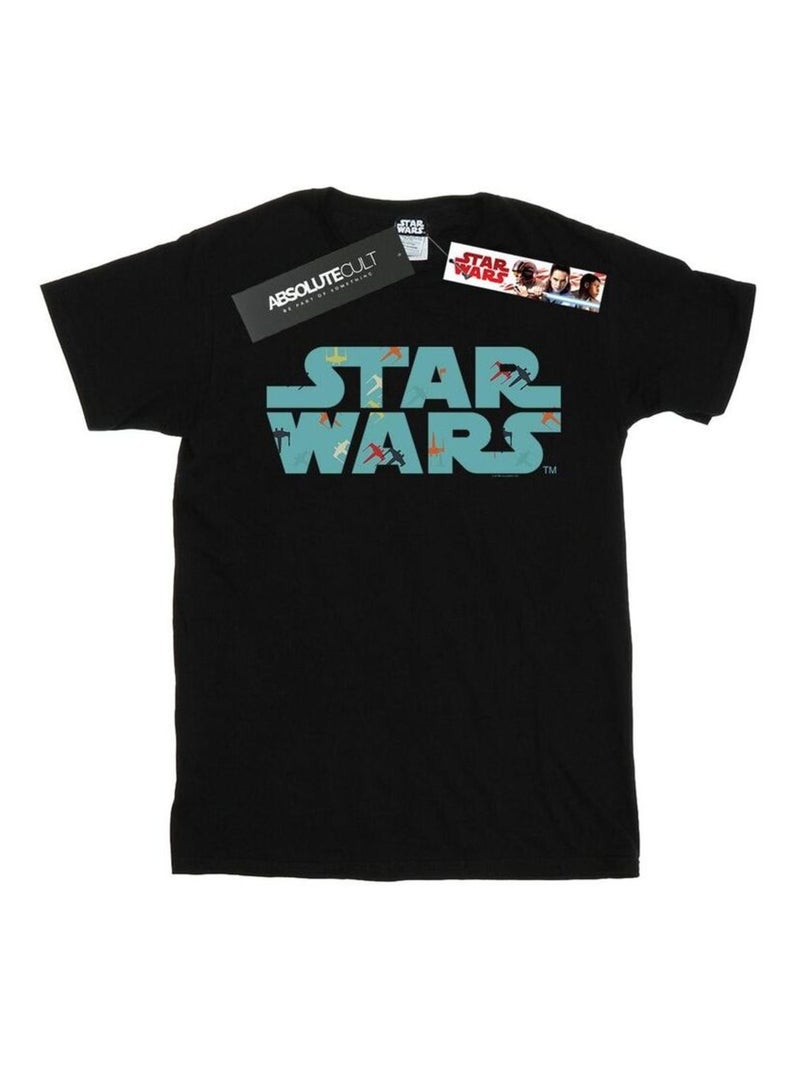 Star Wars - T-shirt X-WING Noir - Kiabi