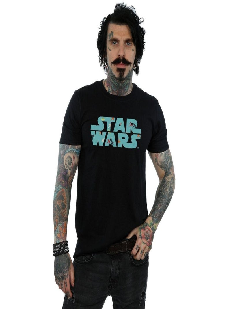 Star Wars - T-shirt X-WING Noir - Kiabi