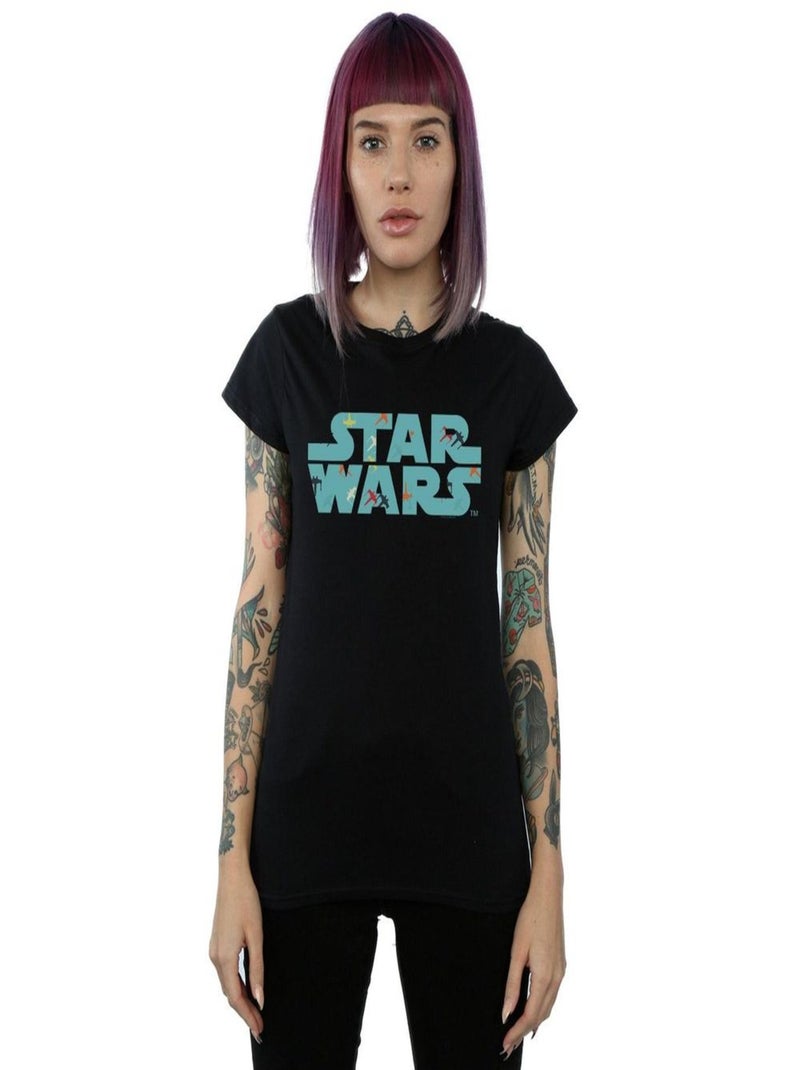 Star Wars - T-shirt X-WING Noir - Kiabi