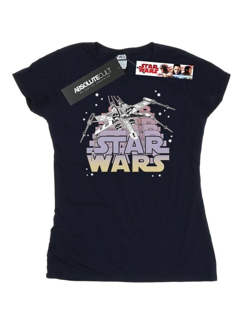 Star Wars - T-shirt X-WING STARFIGHTER Noir - Kiabi