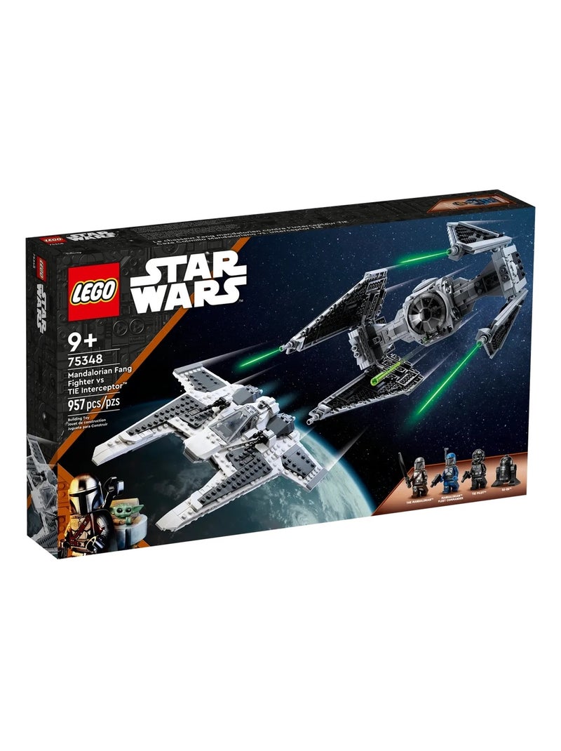 Star Wars Le chasseur Fang Mandalorien contre le TIE Interceptor Multicolore - Kiabi