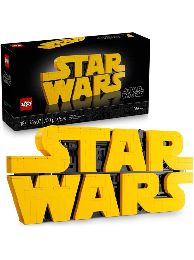 Star Wars Logo de Star Wars en briques Jaune - Kiabi
