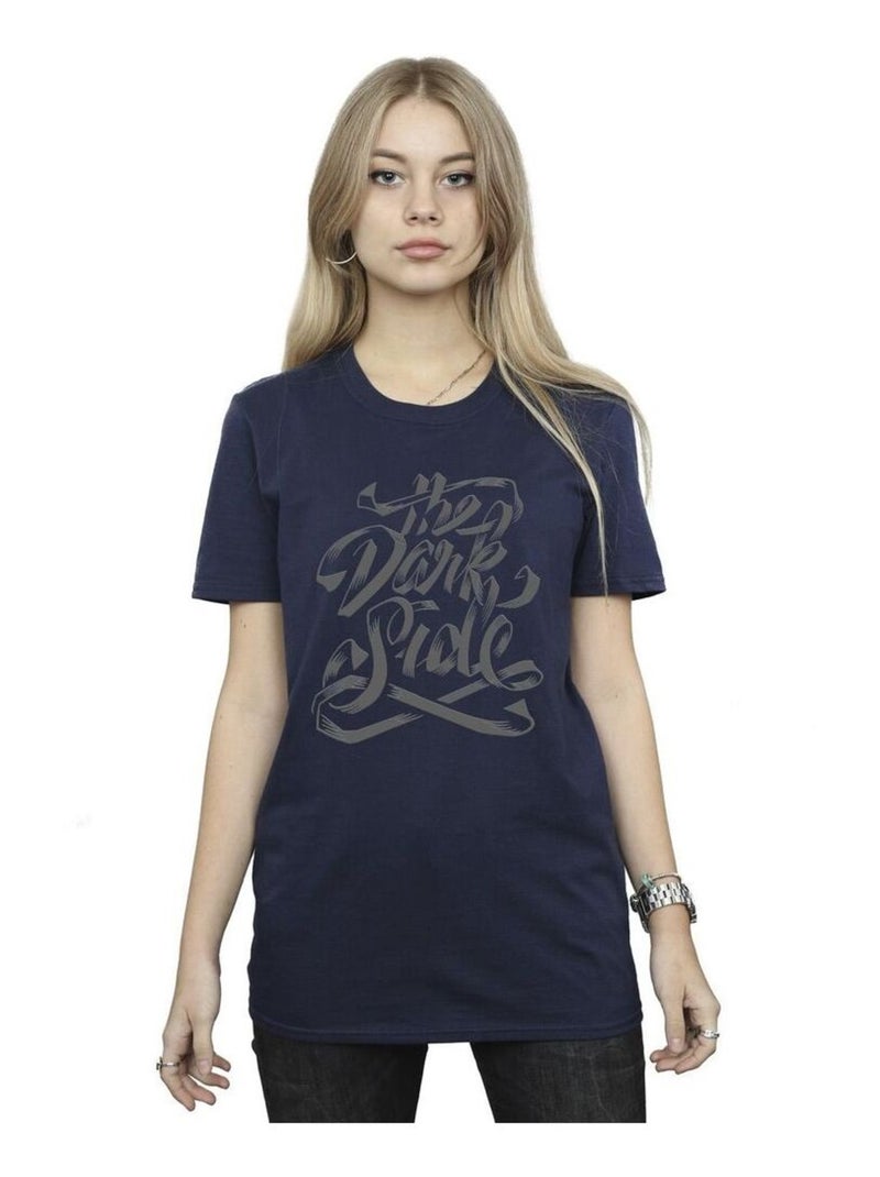 Star Wars: Obi-Wan Kenobi - T-shirt THE DARK SIDE Bleu marine - Kiabi