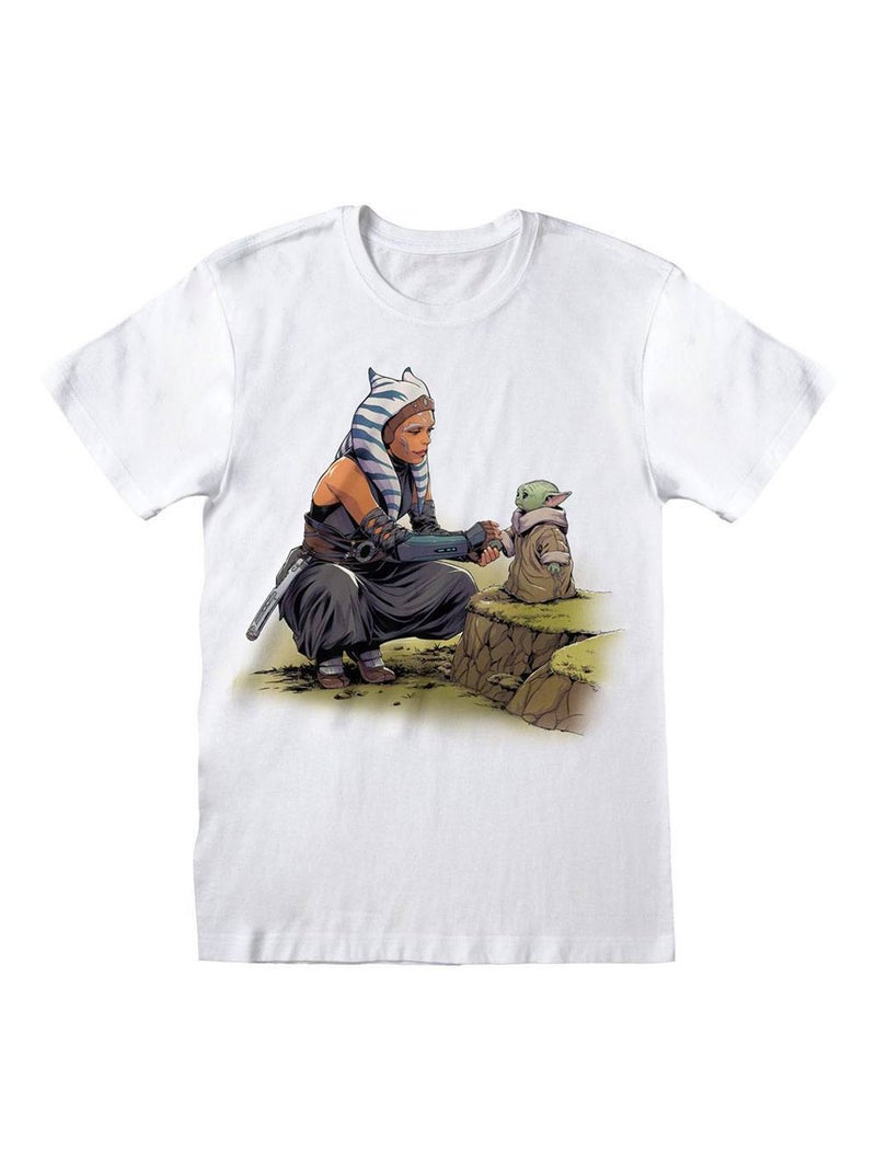 Star Wars: The Mandalorian - T-shirt Blanc Gris - Kiabi