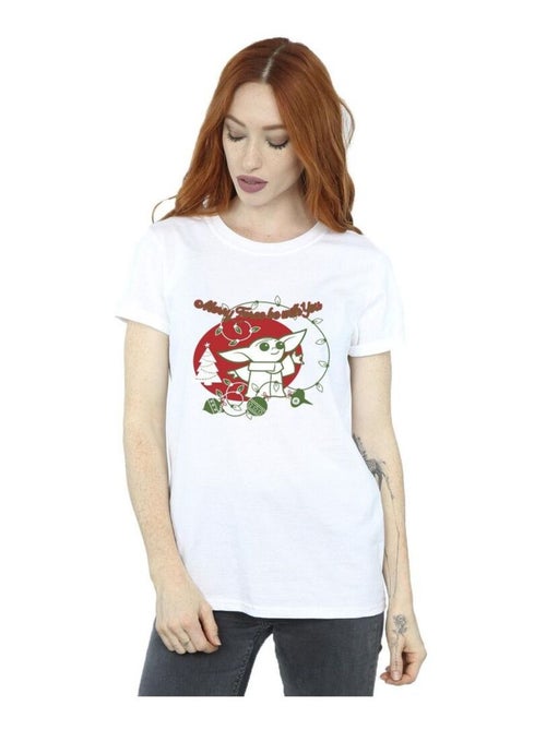 Star Wars The Mandalorian - T-shirt FORCE BE WITH YOU - Kiabi