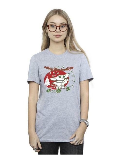 Star Wars The Mandalorian - T-shirt FORCE BE WITH YOU - Kiabi