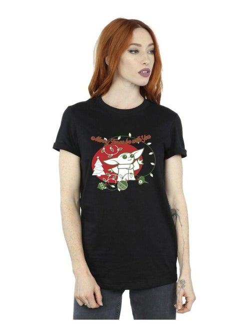 Star Wars The Mandalorian - T-shirt FORCE BE WITH YOU - Kiabi