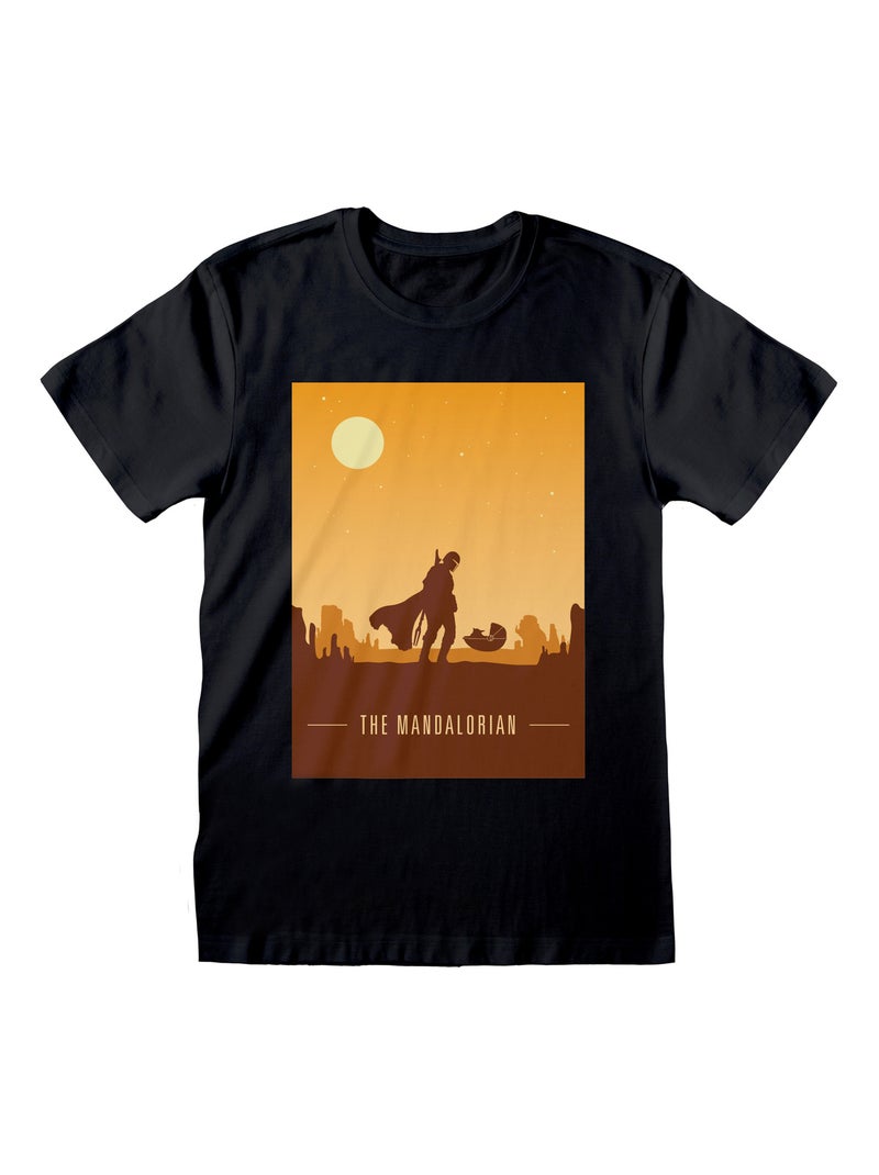 Star Wars: The Mandalorian - T-shirt Noir - Kiabi