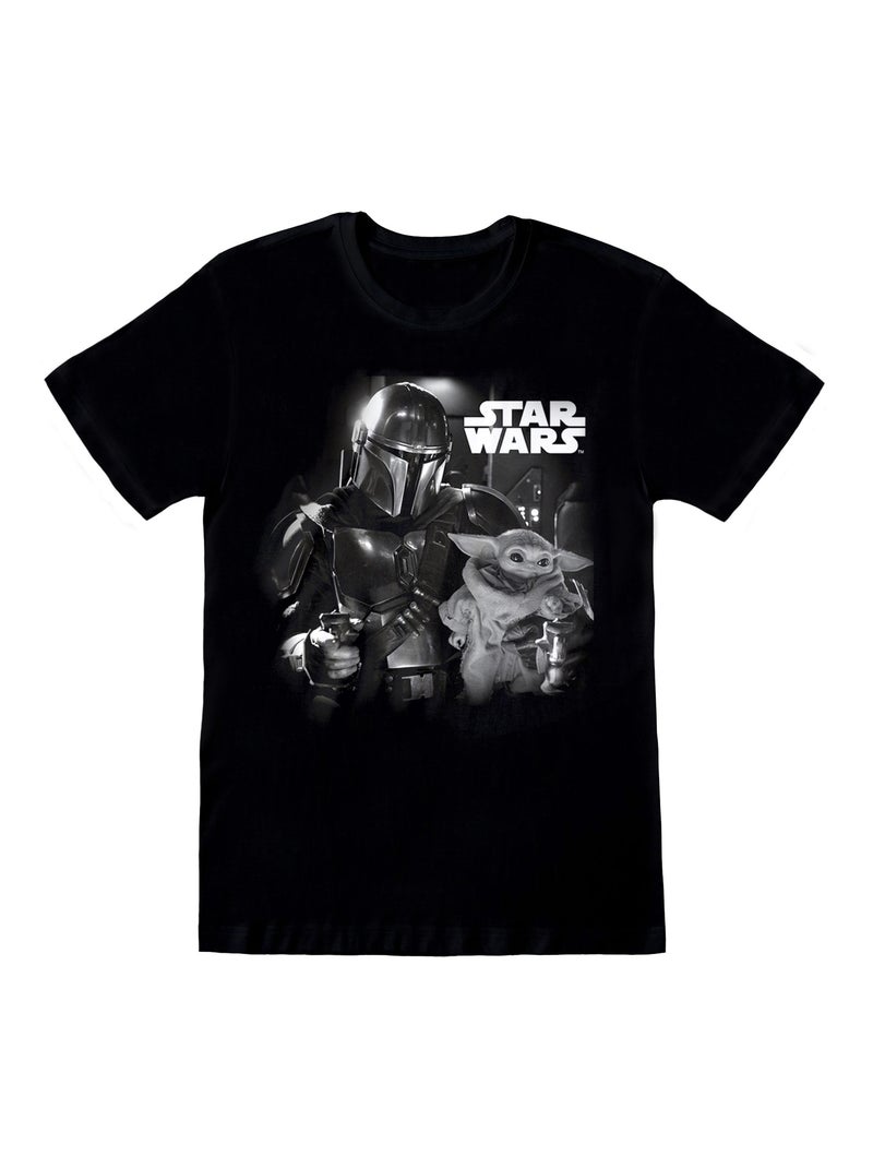 Star Wars: The Mandalorian - T-shirt Noir - Kiabi