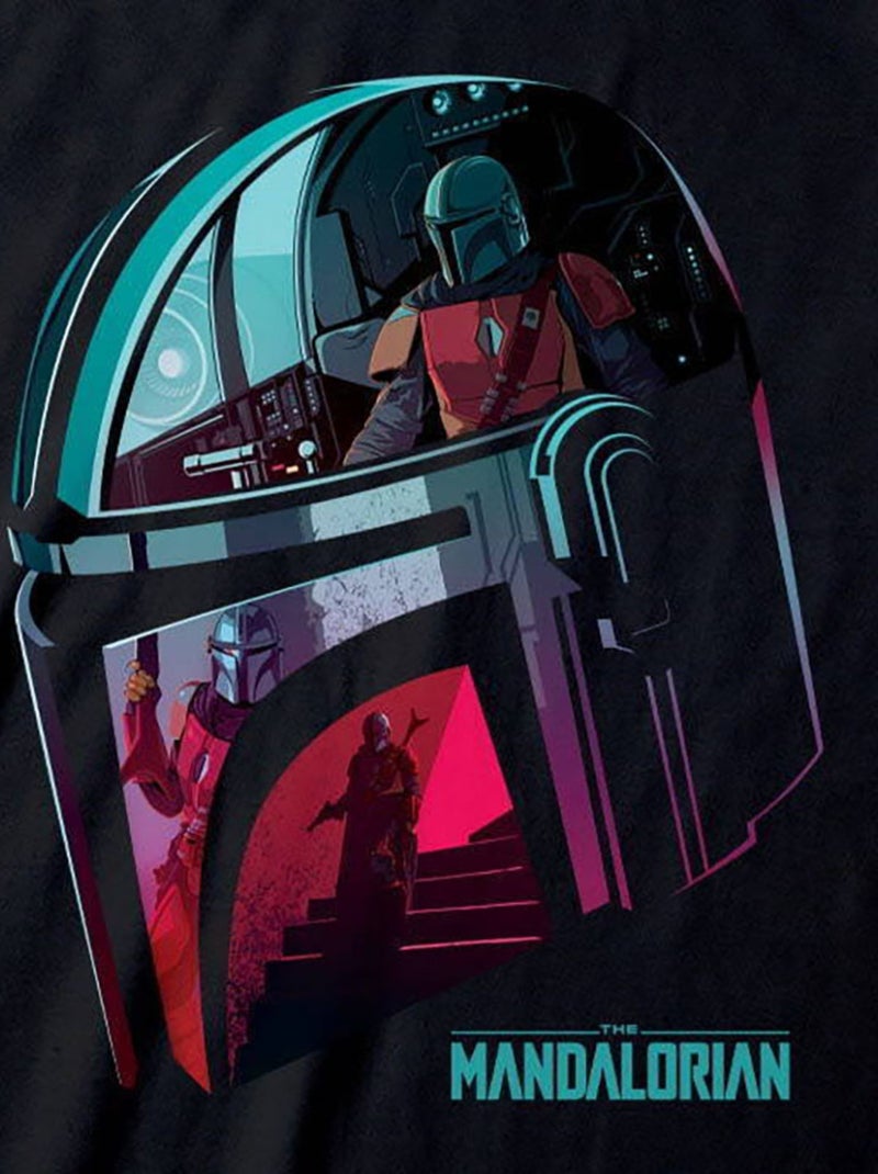 Star Wars: The Mandalorian - T-shirt Noir - Kiabi