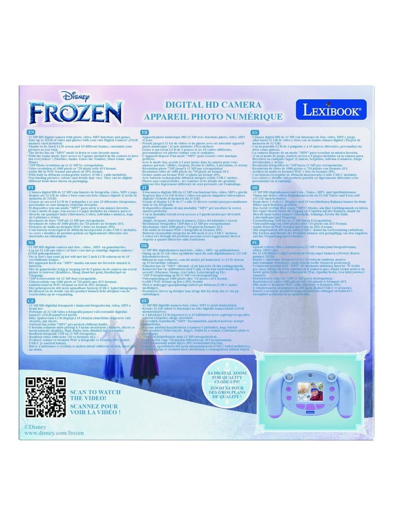 Starcam Appareil photo numérique HD La Reine des Neiges. Bleu - Kiabi