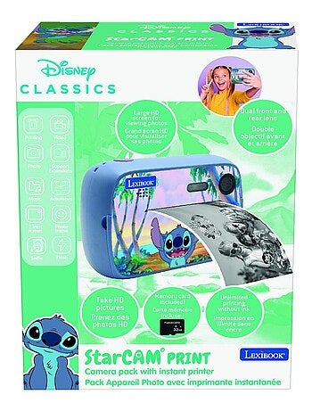 Starcam Print appareil photo numérique HD avec imprimante instantanée Stitch