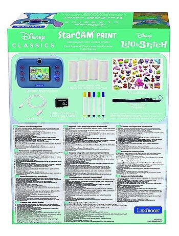 Starcam Print appareil photo numérique HD avec imprimante instantanée Stitch