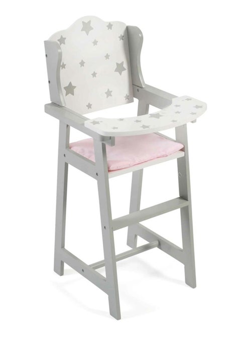 Stars - Chaise haute de poupée grise - Kiabi
