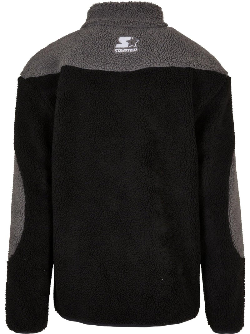 Starter Black Label - Veste polaire Noir mat - Kiabi