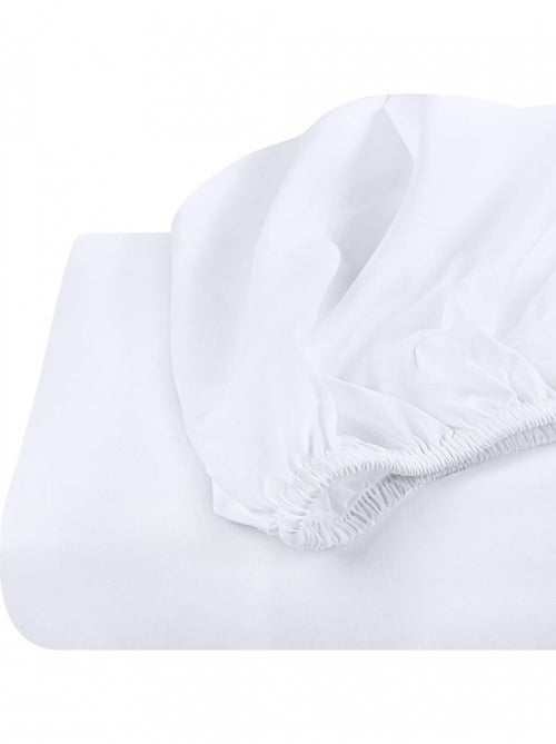 Starter Pack - Lot de 2 Draps Housse et 2 Alèses 60x120cm en coton Bio - Kiabi