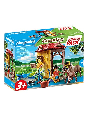 Starter Pack Box Et Poney - Playmobil