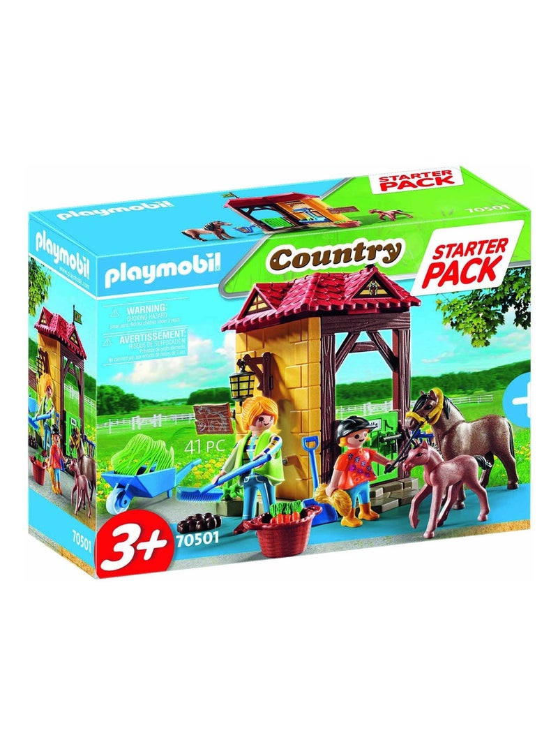 Starter Pack Box Et Poney  - Playmobil N/A - Kiabi