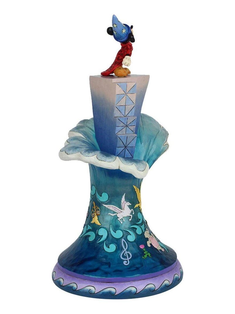 Statue de collection Mickey Fantasia par Jim Shore Bleu - Kiabi