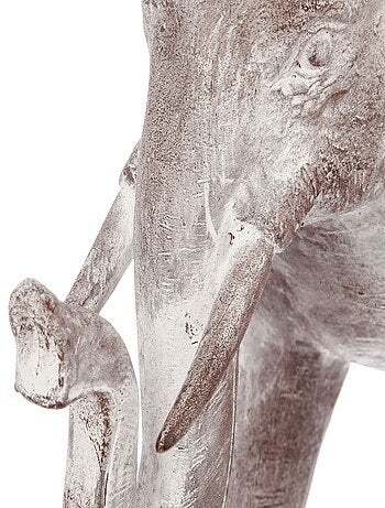 Statue d'éléphant décorative en résine