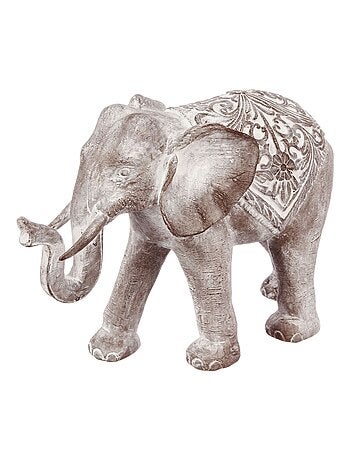 Statue Eléphant en résine - H.30 cm