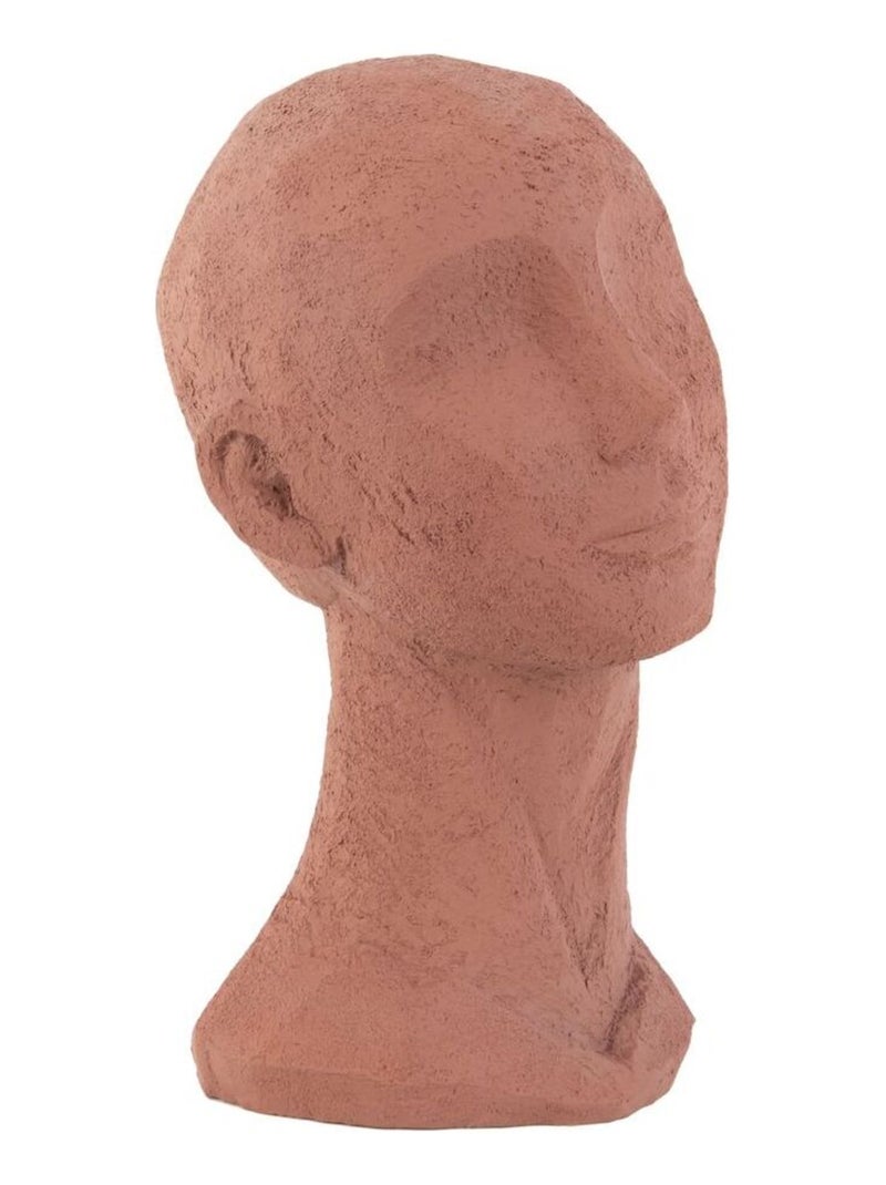 Statue en poly résine FACE ART Orange - Kiabi