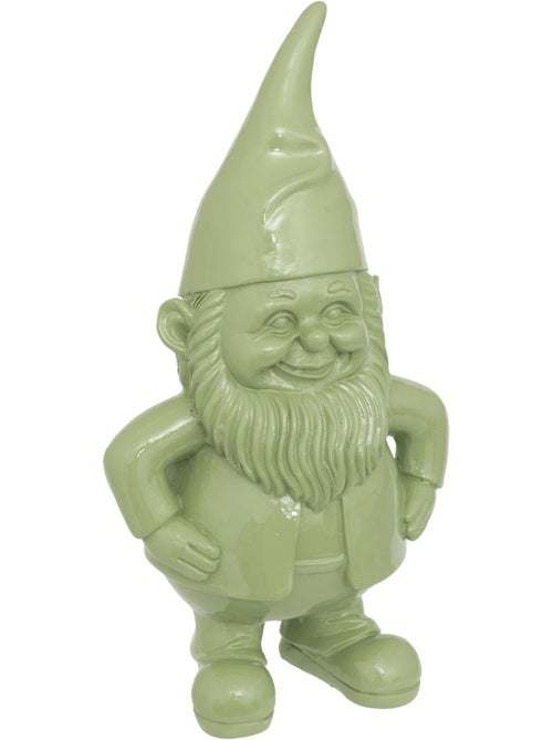 Statue nain de jardin déco extérieur Anao H30 cm résine - Kiabi